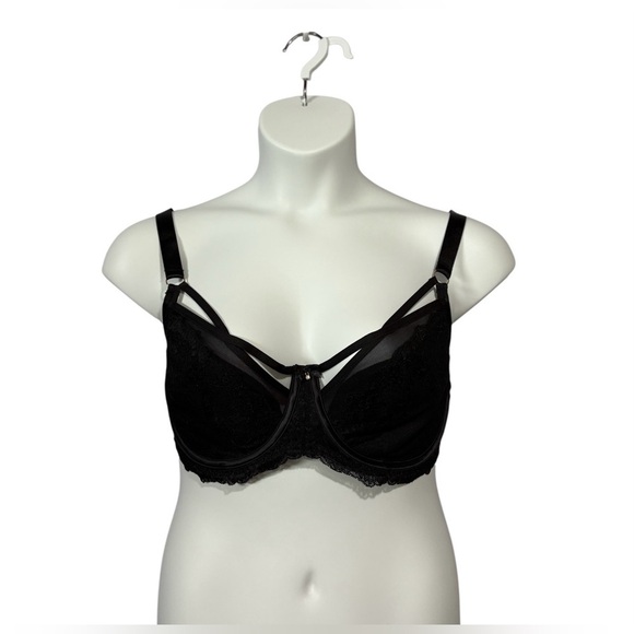Charade, Black Underwire Bra, Size 36H 🫦 - Picture 2 of 11